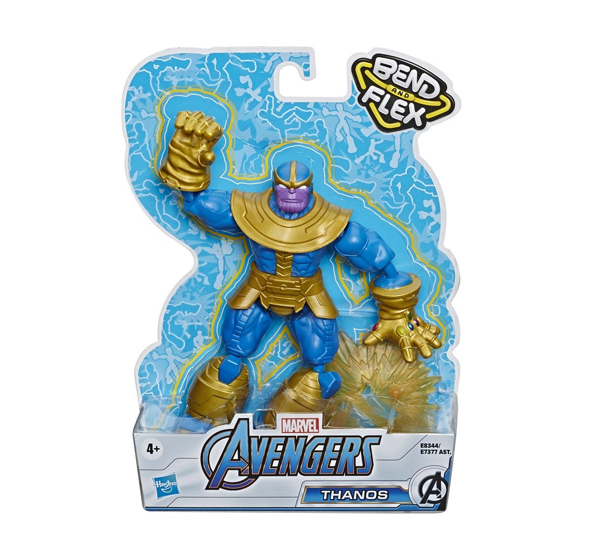 Marvel Avenger Bend and Flex Thanos Action Figures for Boys age 4Y+