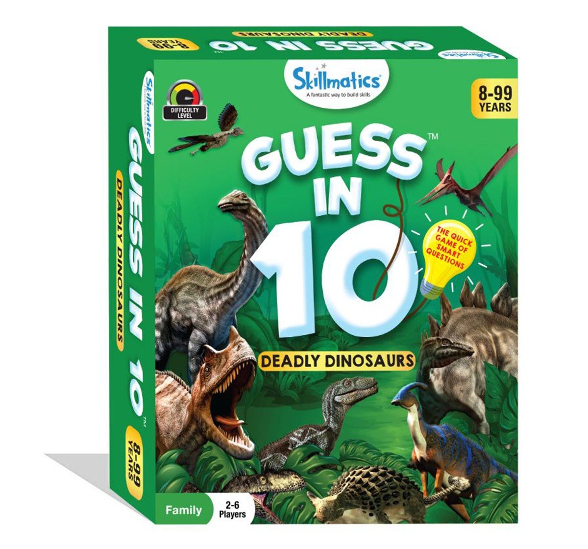 Skillmatics Guess in 10 Deadly Dinosaurs Paper card game Multicolor 3Y+