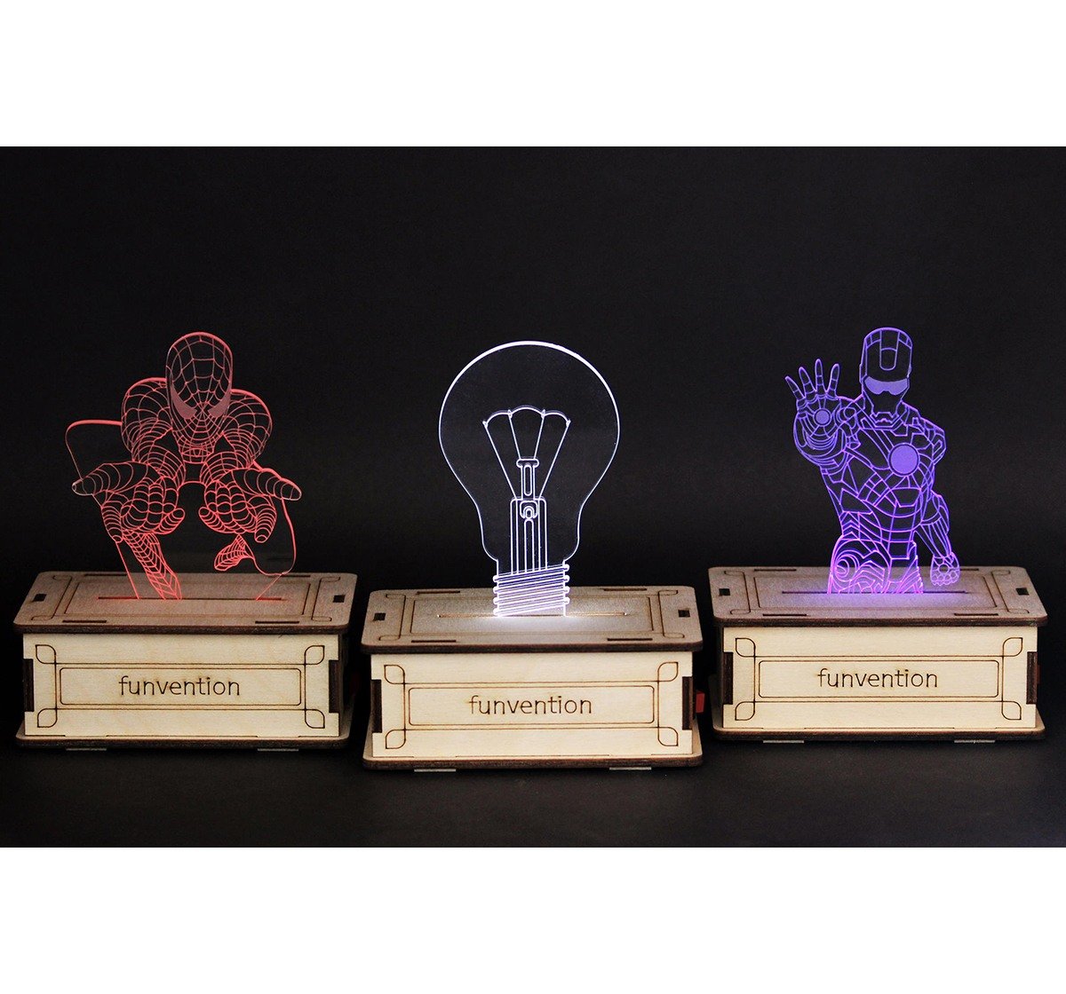 Funvention  3D Holographic DIY Lamp STEM for Kids age 8Y+