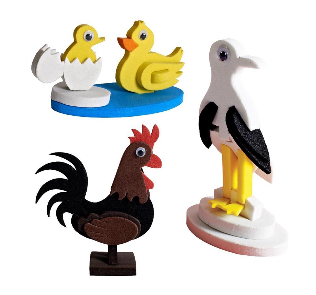 Imagimake Worldwide: Birds DIY Art & Craft Kits for Kids age 5Y+