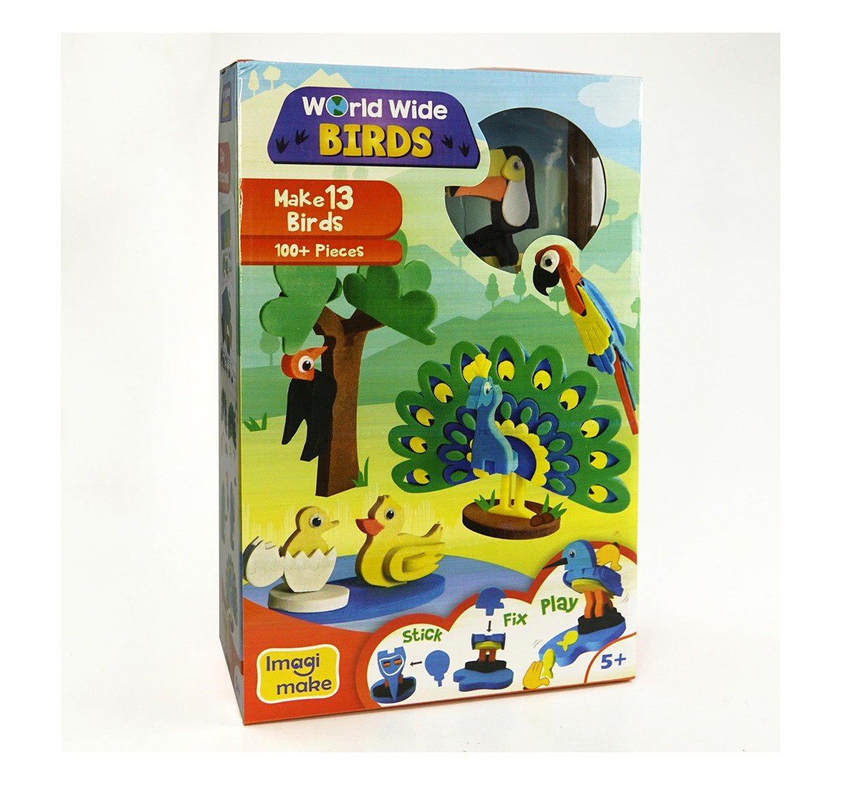 Imagimake Worldwide: Birds DIY Art & Craft Kits for Kids age 5Y+