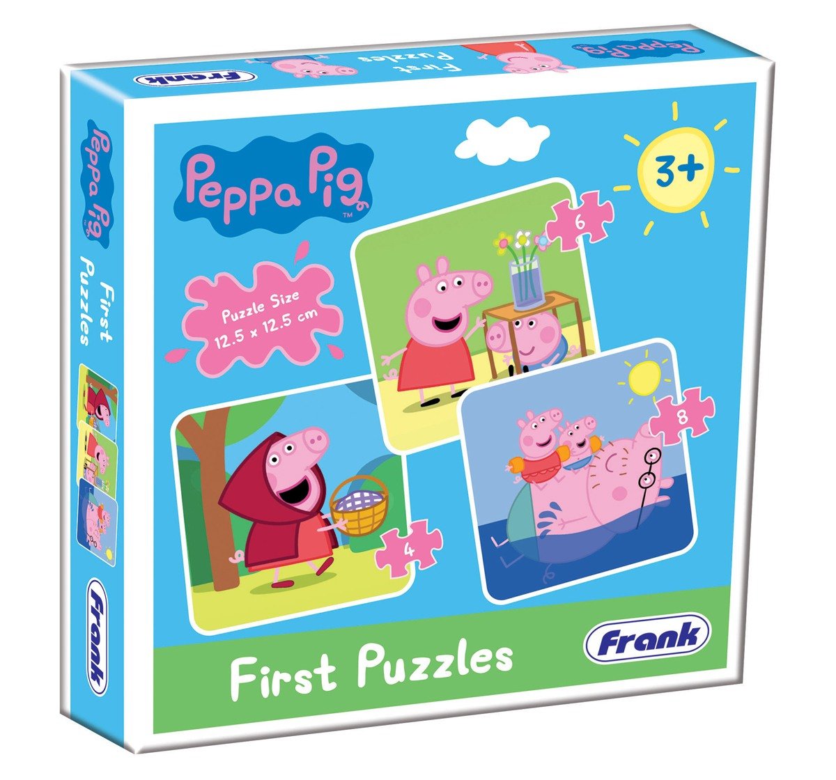 Frank Peppa Pig First Puzzles 3 in 1, 3Y+