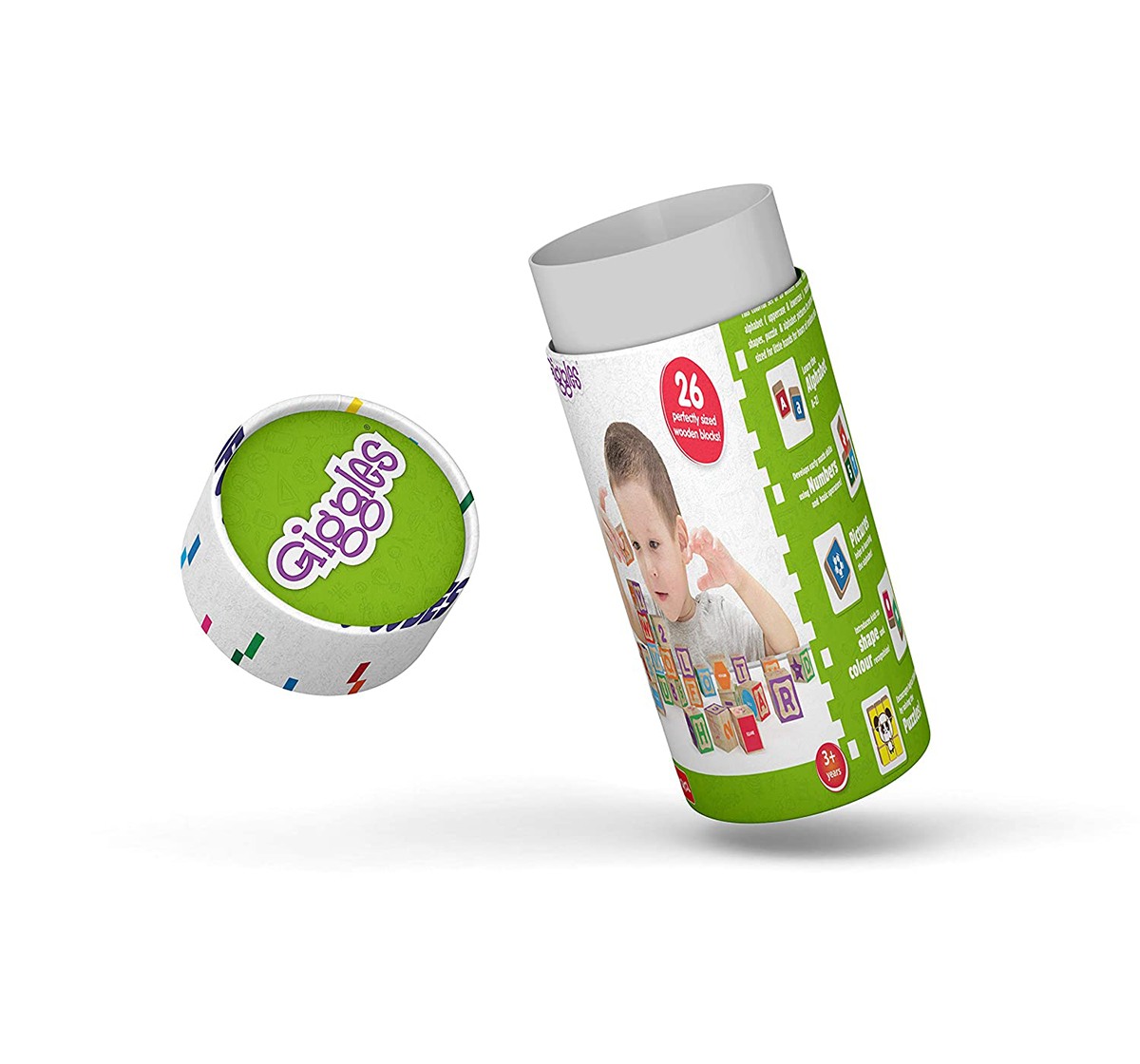 Giggles Info Cubes  Early Learner Toys for Kids age 3Y+
