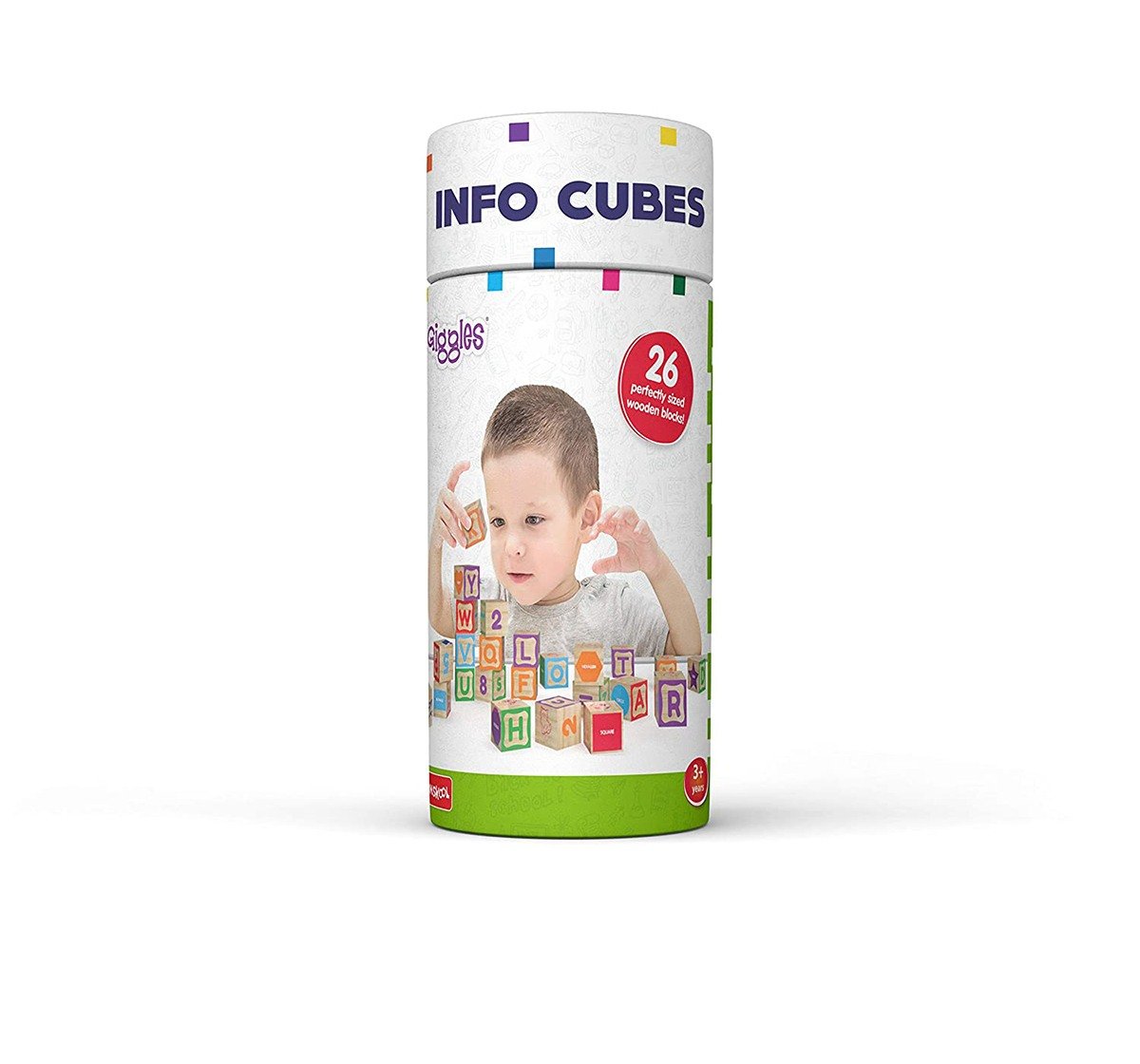 Giggles Info Cubes  Early Learner Toys for Kids age 3Y+