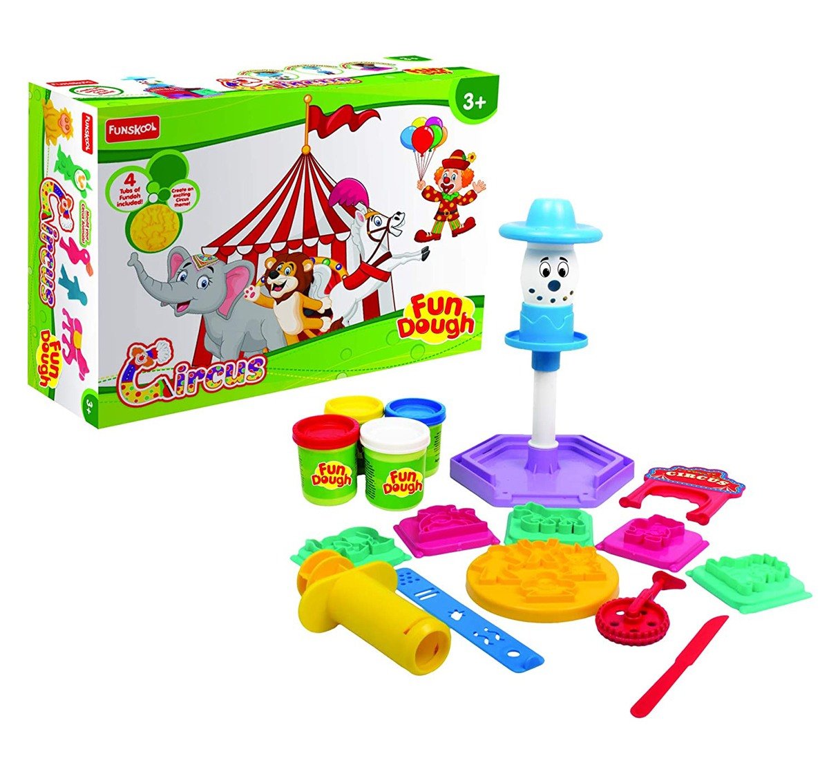 Fun Dough Circus 2017 Plastic Multicolour 3Y+