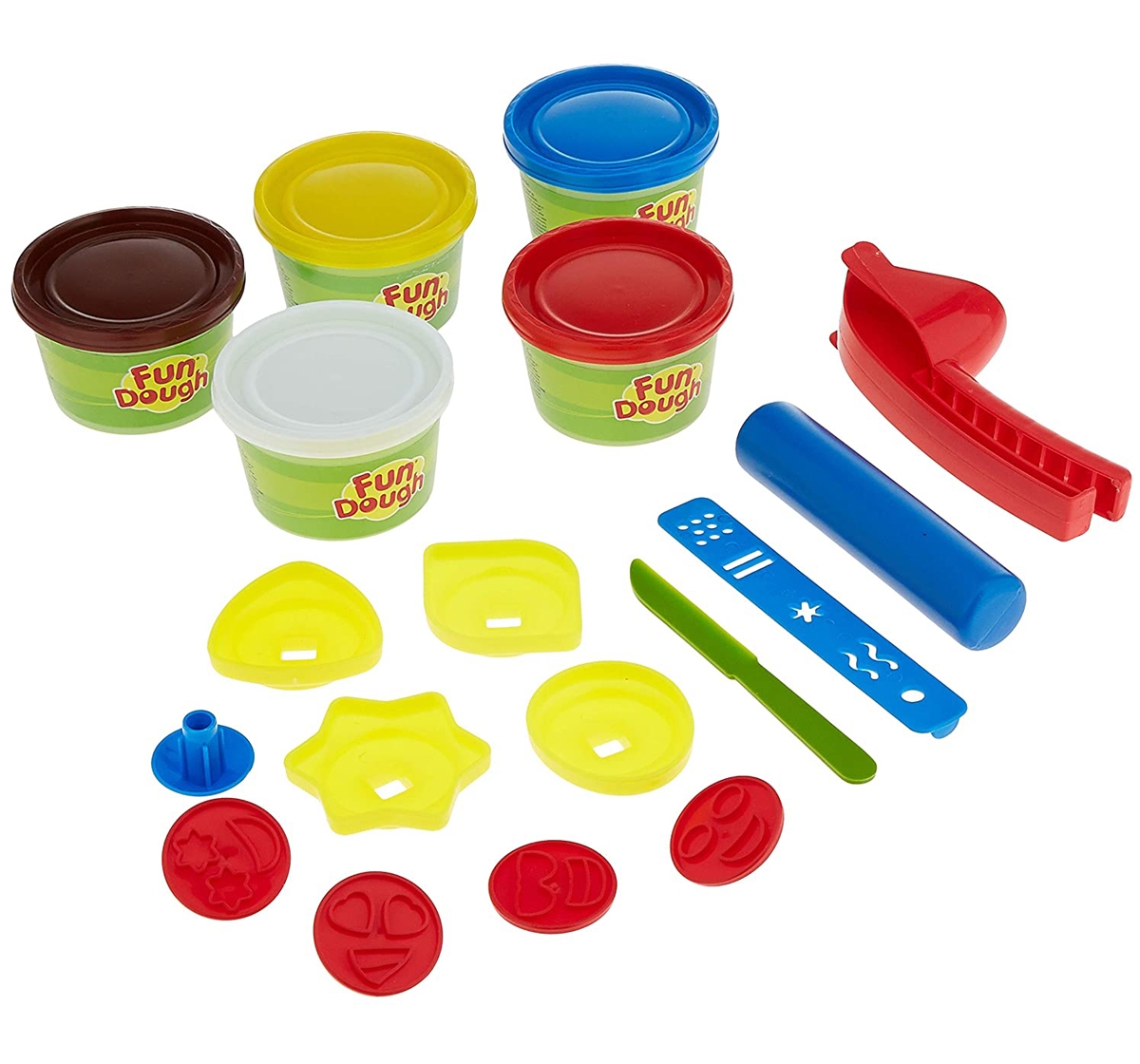 Fun Dough Happy Faces Plastic Multicolour 3Y+