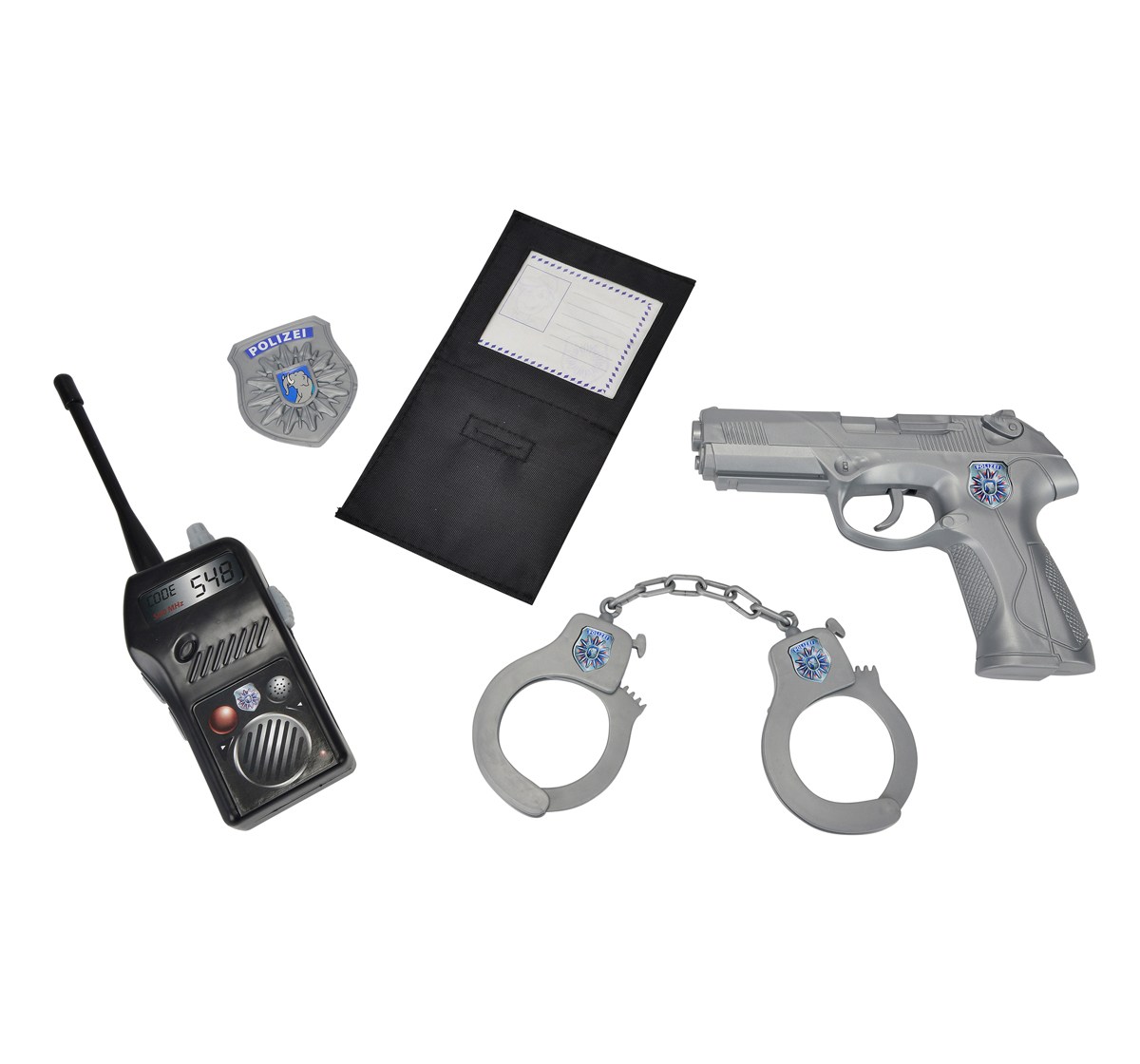 Simba Police Basic Equipment Set for Kids, 3Y+ (Multicolor)