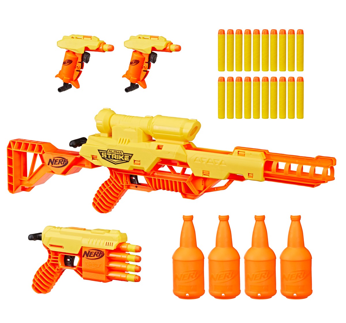 NERF Alpha Strike Battalion Set, Multicolor,  8Y+