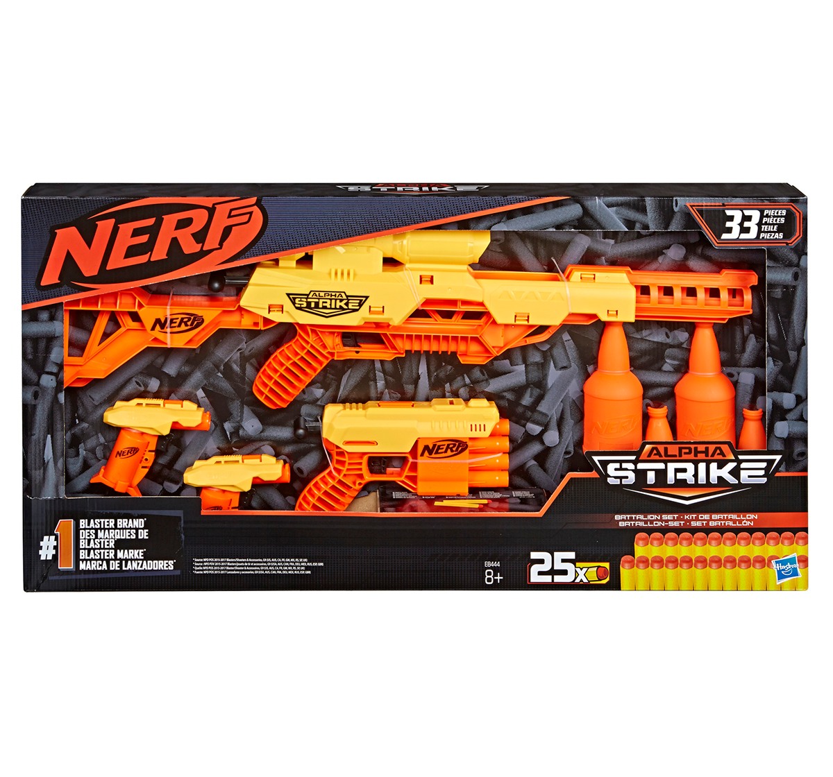 NERF Alpha Strike Battalion Set, Multicolor,  8Y+