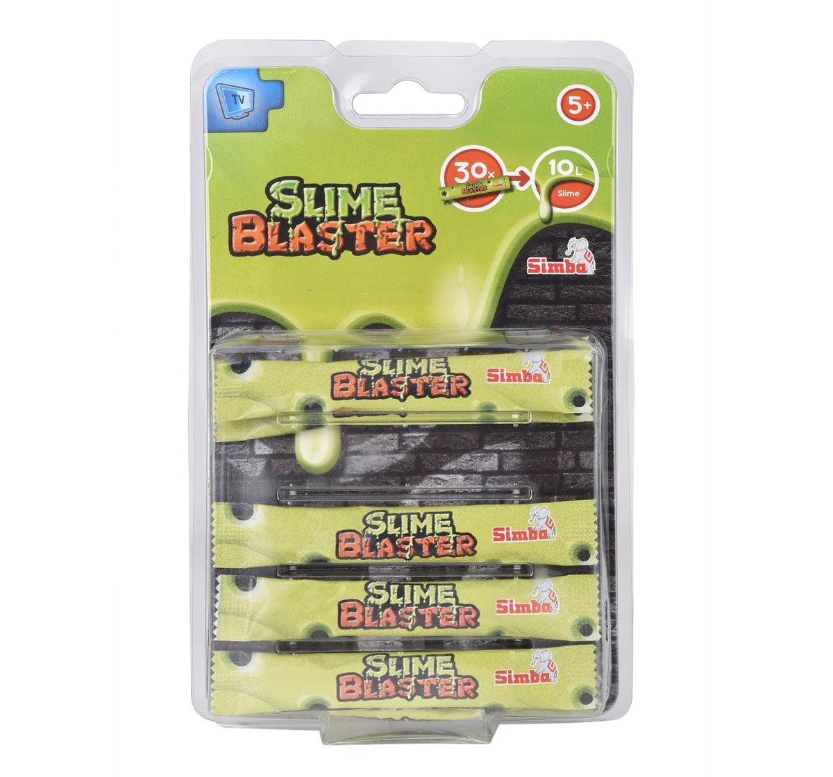 Simba | Simba Slime Blaster 30 Sachet Refill Pack Green 3Y+ 0