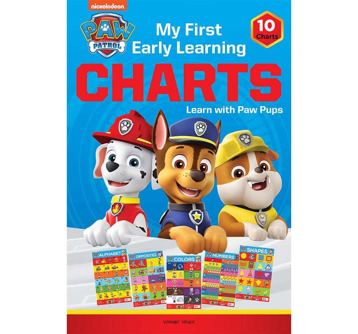 Wonder House Books Paw Patrol My First Early Learning Charts Paperback Multicolor 0M+