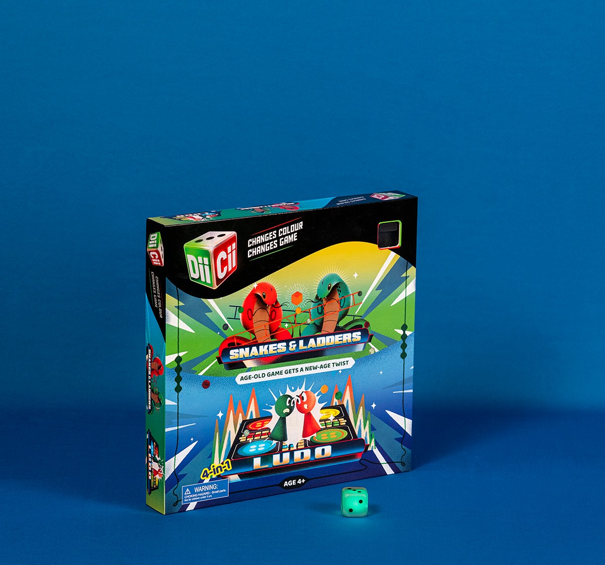 Diicii Snakes & Ladders & Ludo Board Games for Kids age 4Y+