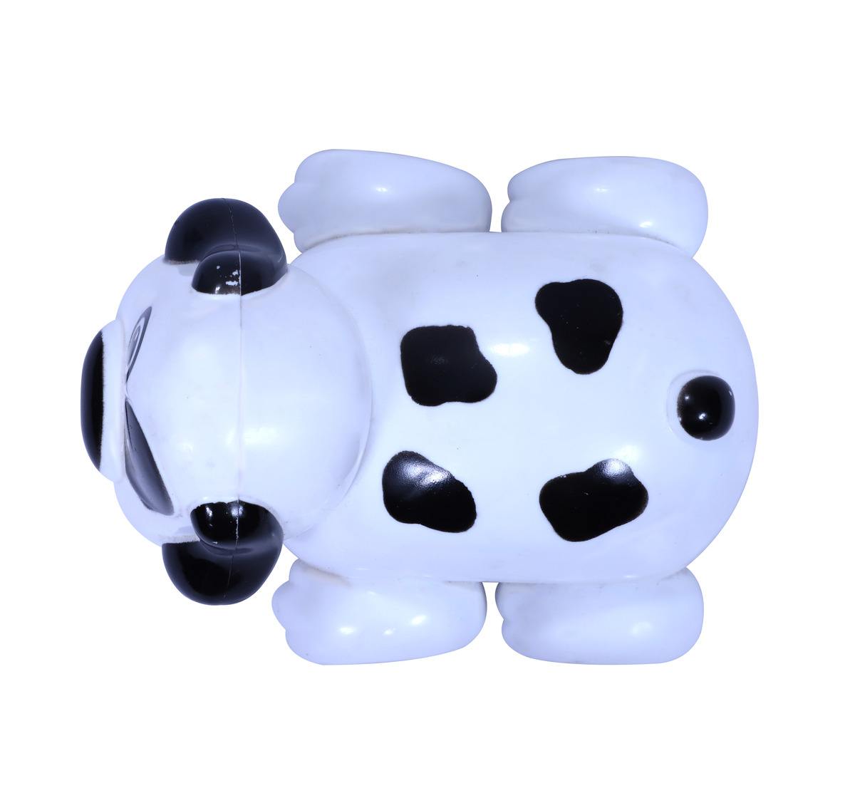 Toyzone Push And Go Friction Dog White, 2Y+