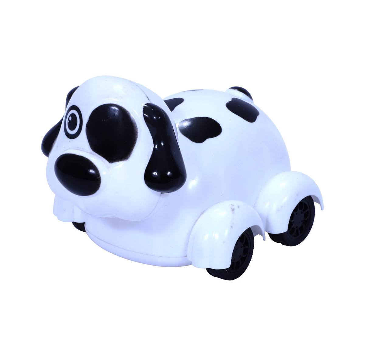 Toyzone Push And Go Friction Dog White, 2Y+