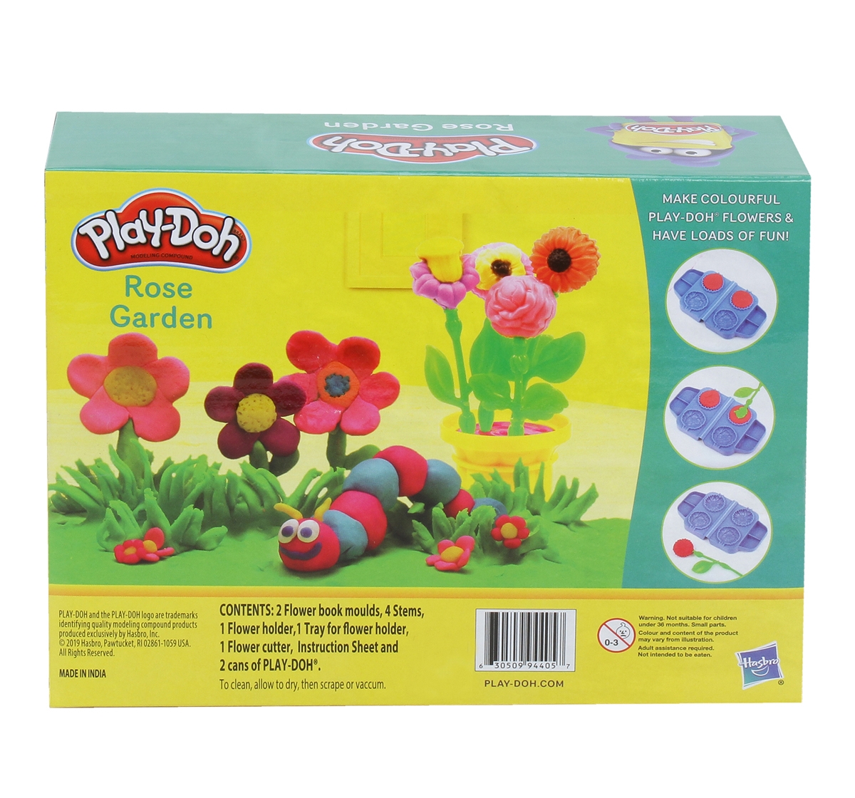 Play-Doh | Play Doh Rose Garden Playset for Kids 3Y+, Multicolour 4