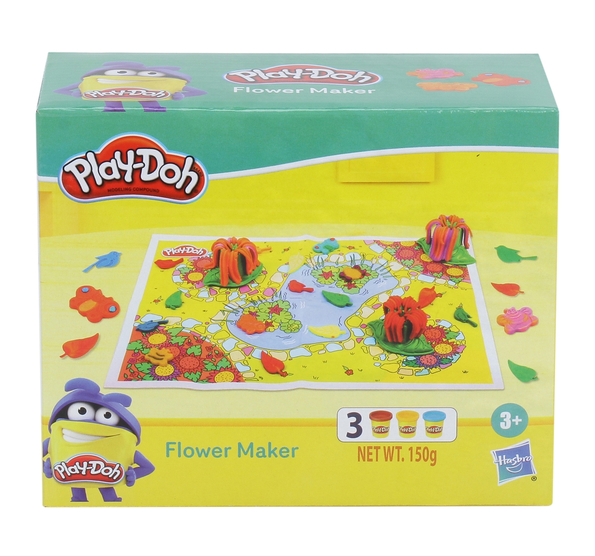 Play-Doh | Play Doh Flower Maker Toy for Kids 3Y+, Multicolour 3