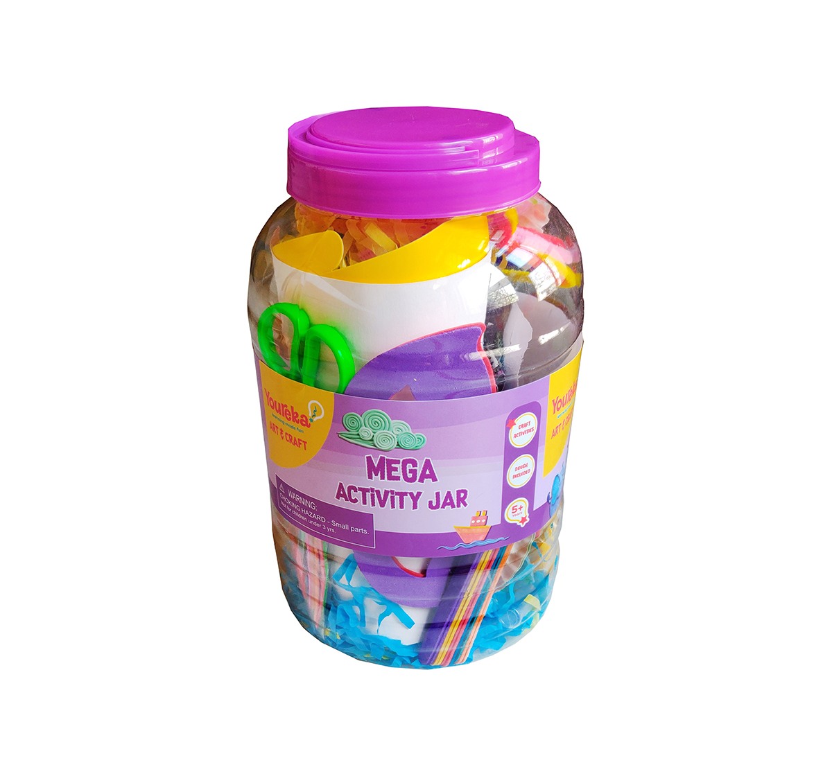 Youreka Mega Activity Jar DIY Art & Craft Kits for Girls age 3Y+