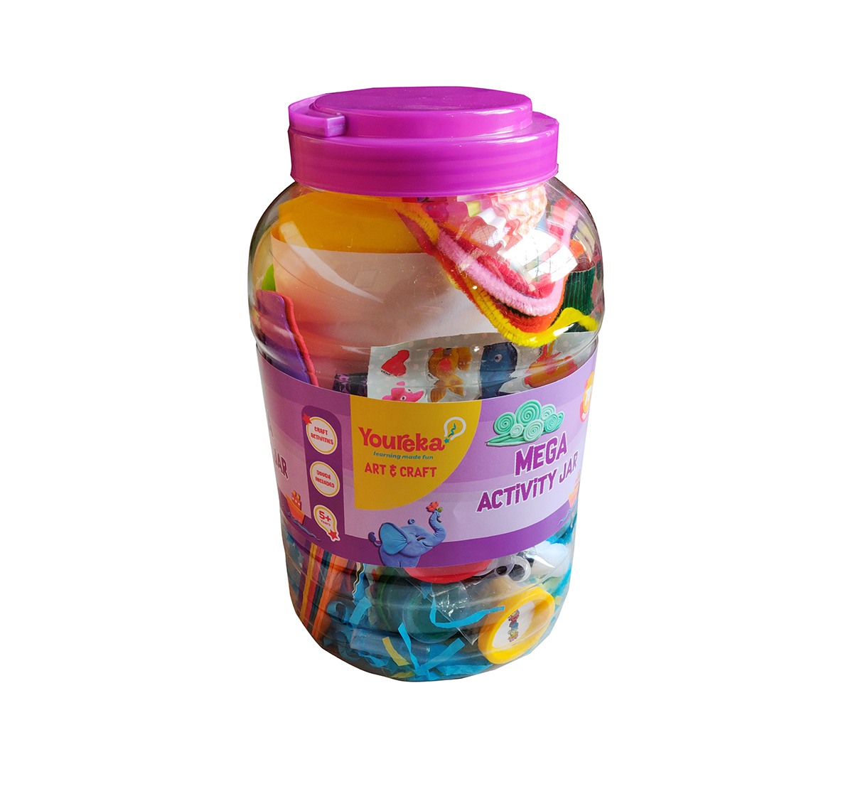 Youreka Mega Activity Jar DIY Art & Craft Kits for Girls age 3Y+