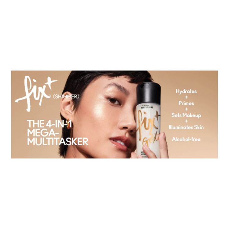 FIX+ Setting Spray Shimmer • Goldlite