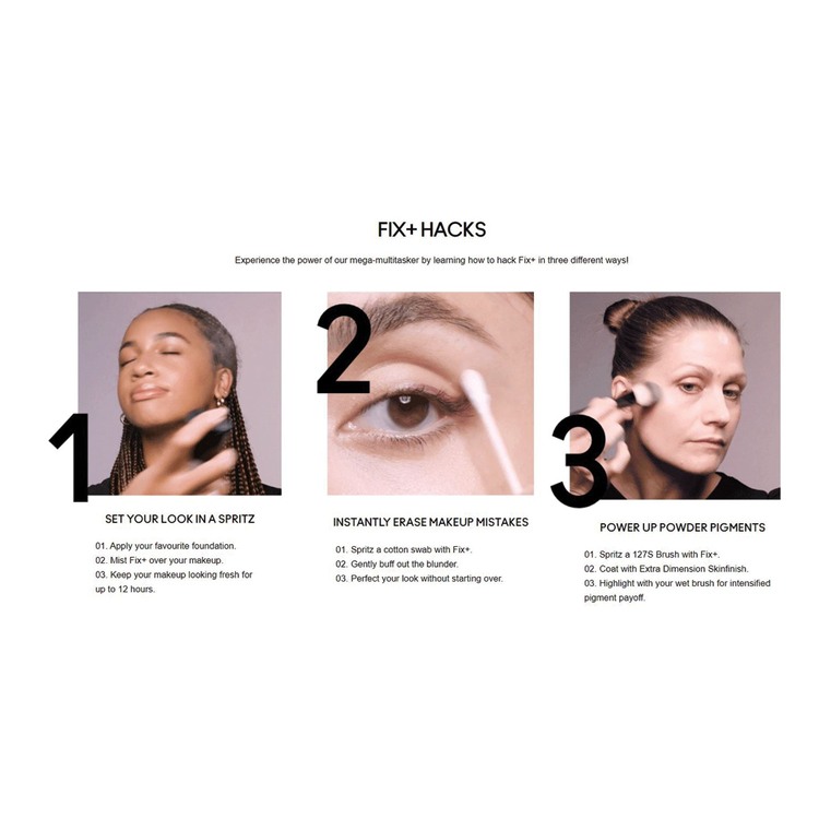FIX+ Setting Spray Shimmer • Goldlite