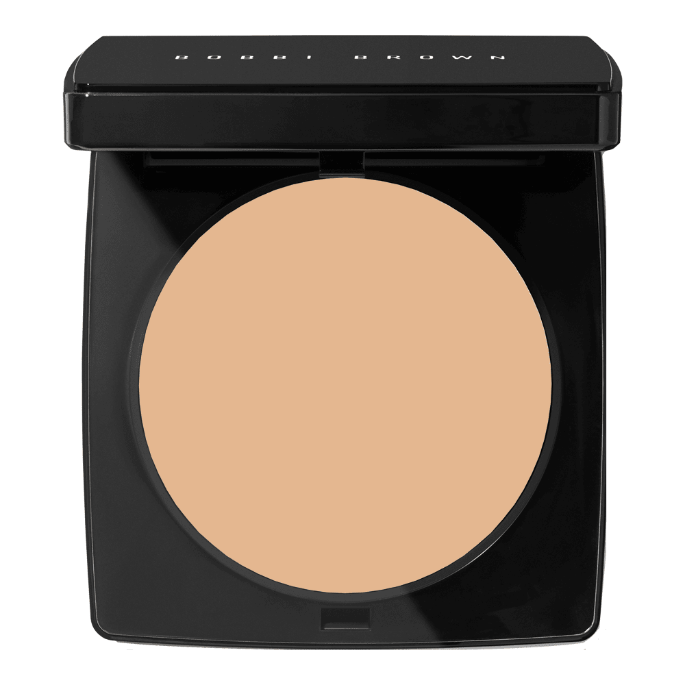 Sheer Finish Pressed Powder • Warm Natural - Dark Beige; Sets And Controls Shine On Medium Skin