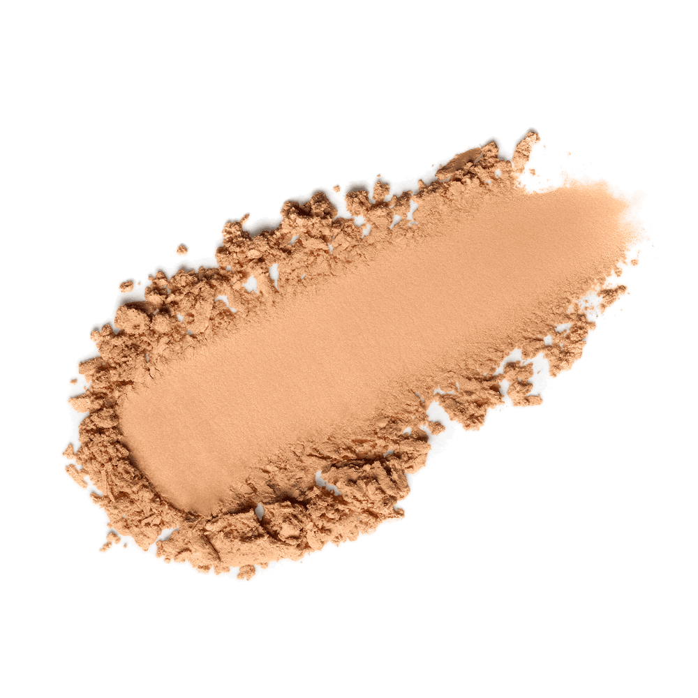 Sheer Finish Pressed Powder • Warm Natural - Dark Beige; Sets And Controls Shine On Medium Skin