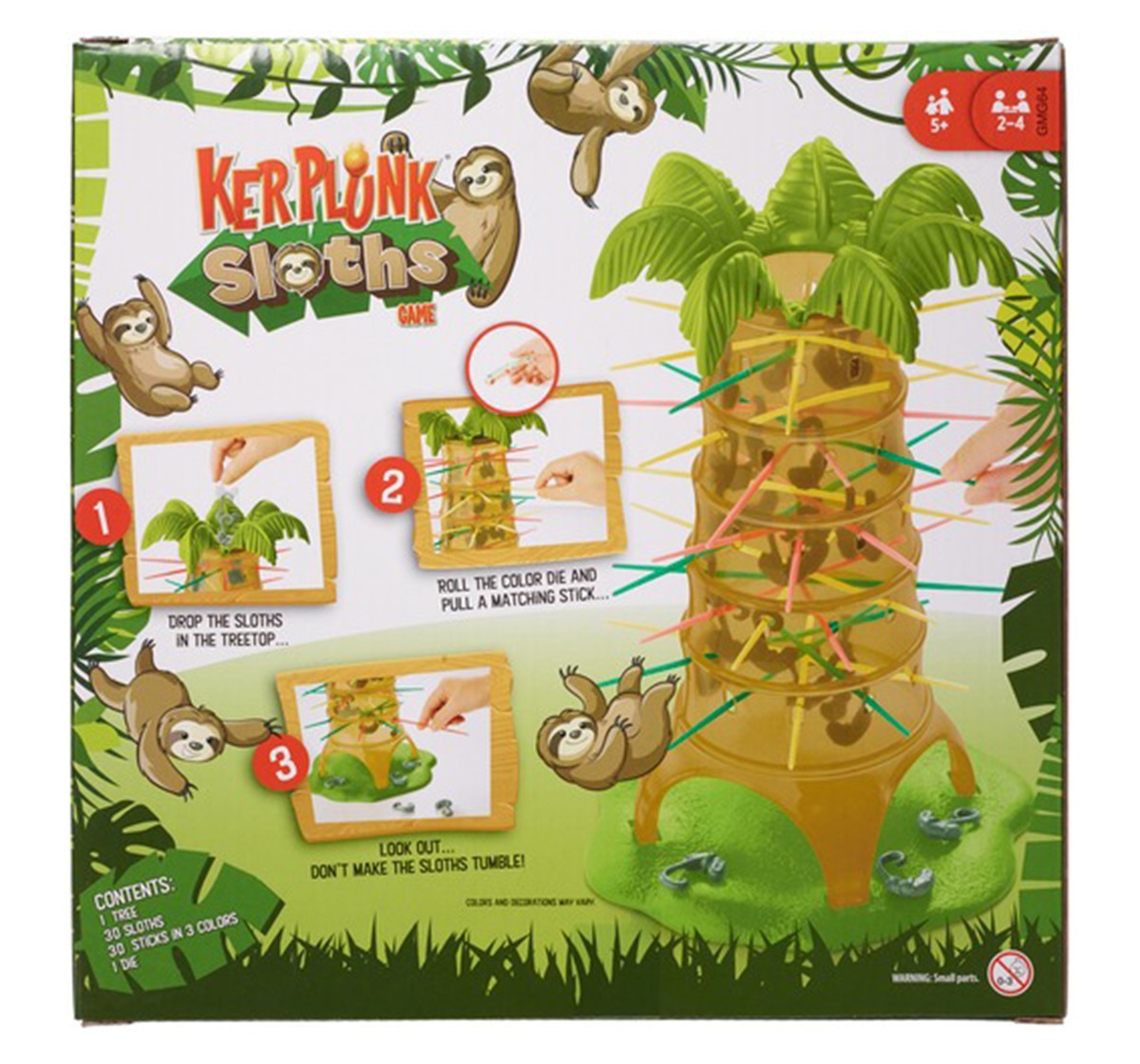 Mattel Games Kerplunk Sloth, Unisex, 6Y+ (Multicolor)