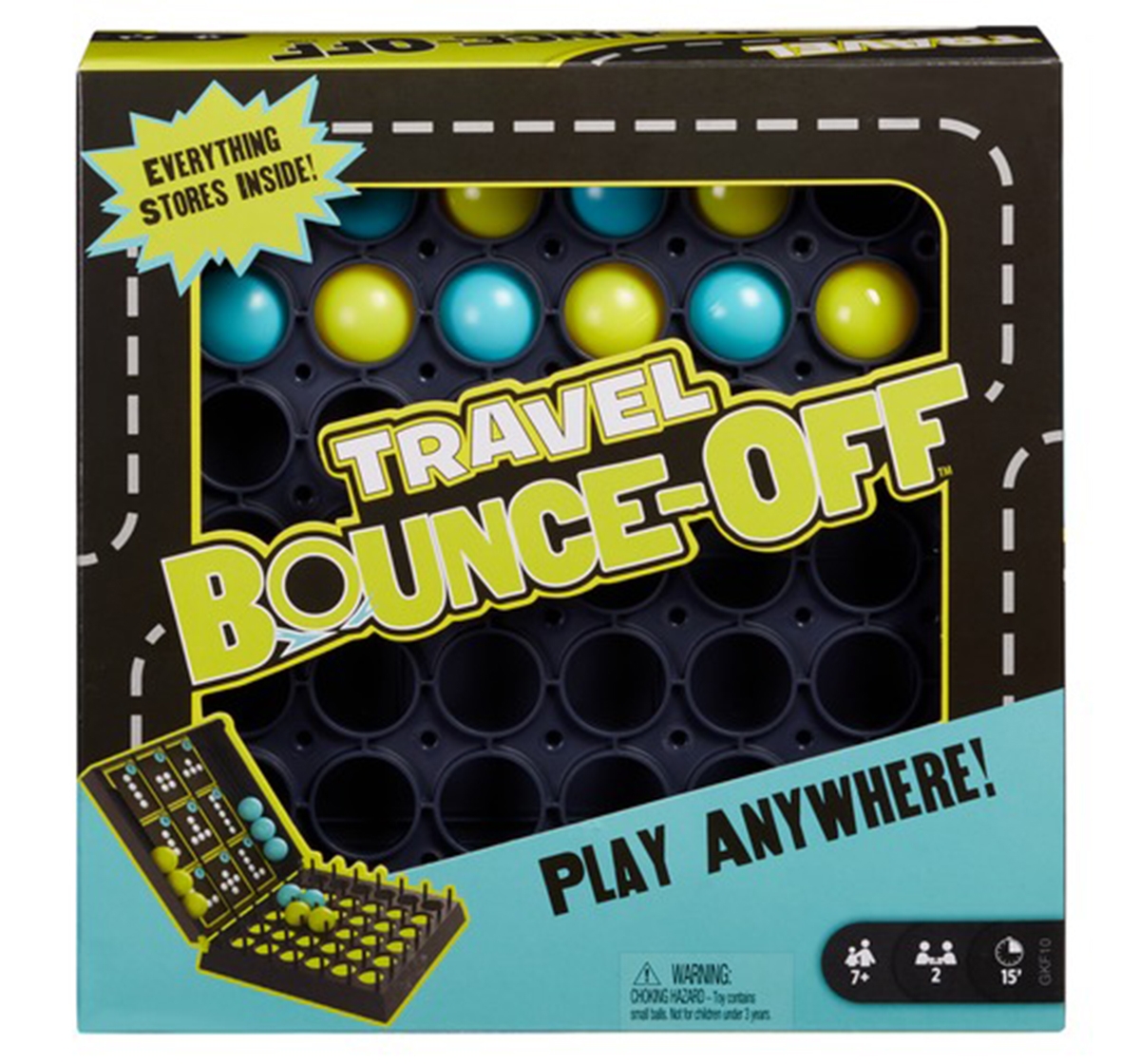 Mattel | Mattel Games Travel Bounce Off, Unisex, 6Y+ (Multicolor) 1