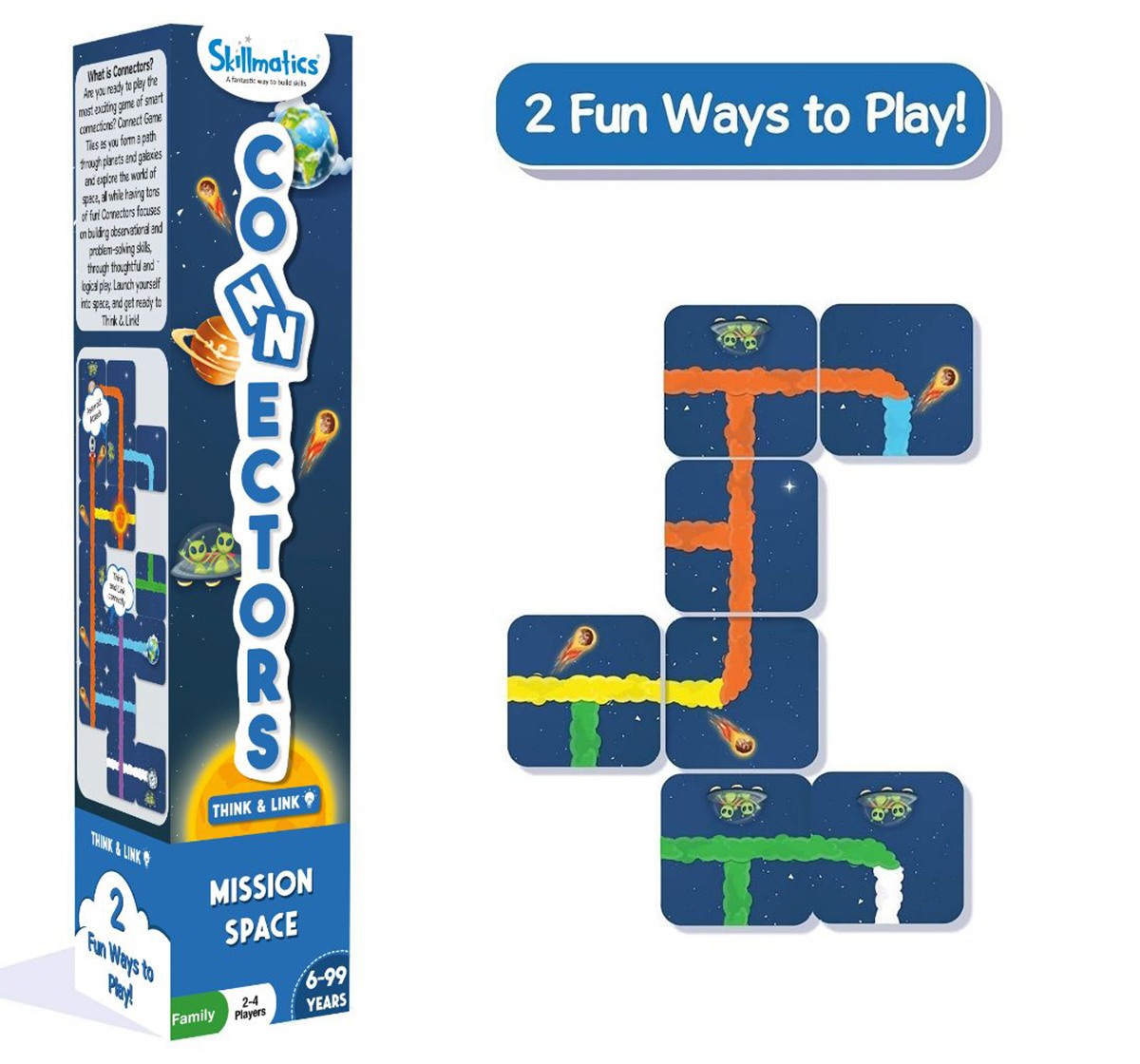 Skillmatics Connectors Mission Space Paper travel game Multicolor 3Y+