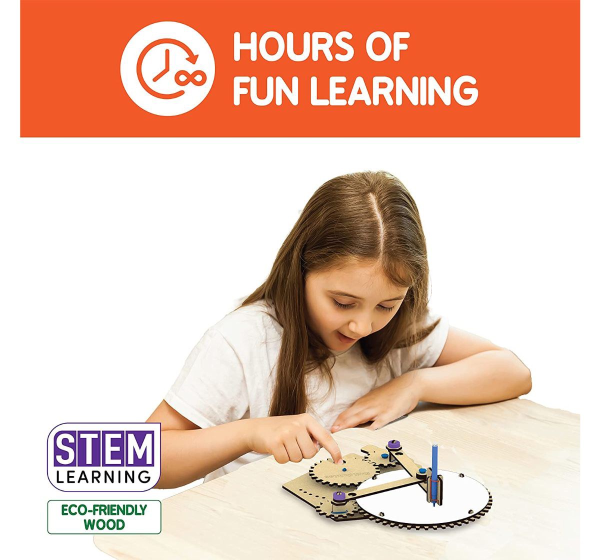 Skillmatics Buildables Spin Art Station Build & Learn Multicolor 3Y+