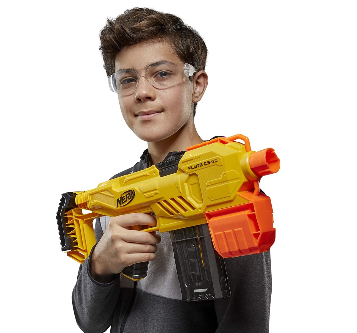 NERF Alpha Strike Flyte CS-10 Motorized Blaster Multicolour, 8Y+