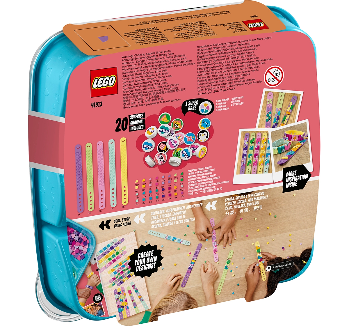 LEGO | LEGO 41913 Bracelet Mega Pack Lego Blocks for Girls age 6Y+  4