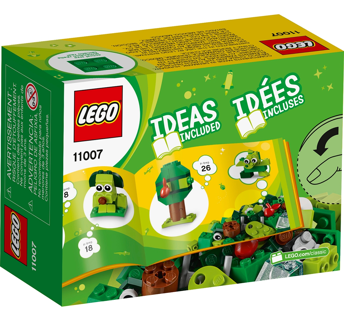 LEGO | LEGO 11007 Creative Green Bricks Lego Blocks for Kids age 4Y+  4