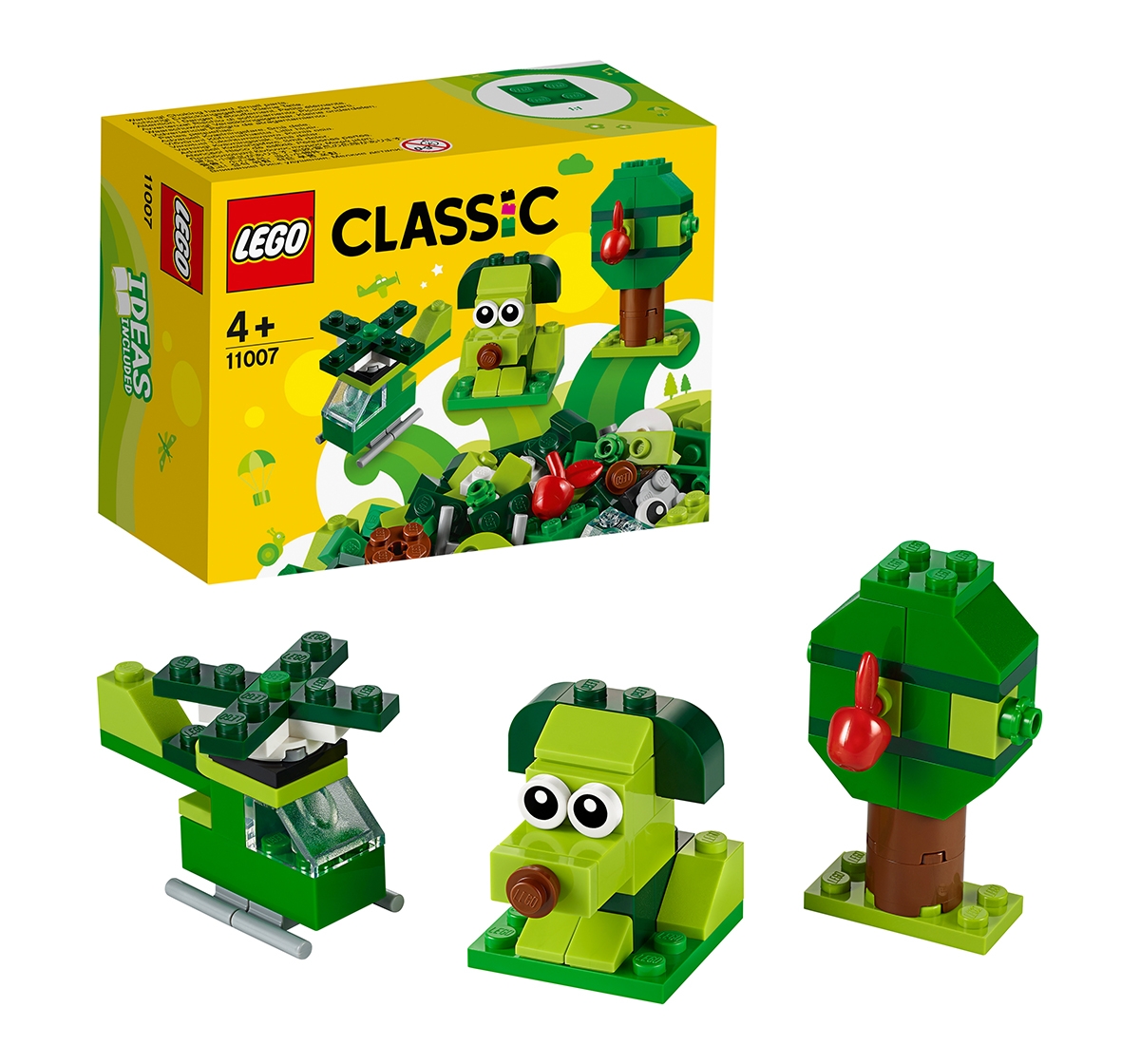 LEGO | LEGO 11007 Creative Green Bricks Lego Blocks for Kids age 4Y+  0
