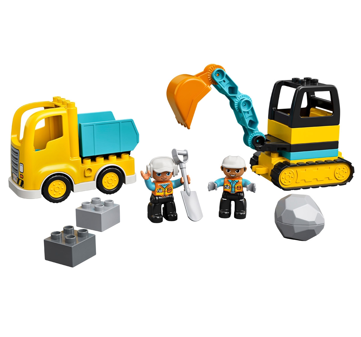 LEGO | LEGO 10931 Truck & Tracked Excavator Lego Blocks for Kids age 2Y+ 1
