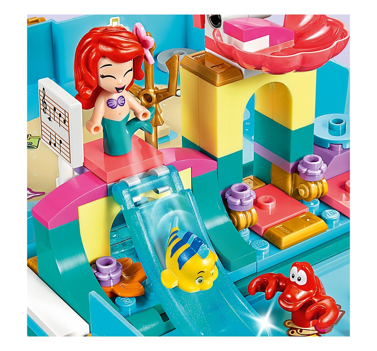 LEGO | LEGO 43176 Ariel's Storybook Adventures Lego Blocks for Girls age 5Y+  2