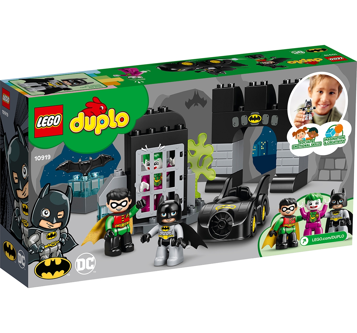 LEGO | LEGO 10919 Batcave™ Building Block Set Lego Blocks for Kids age 2Y+ 4
