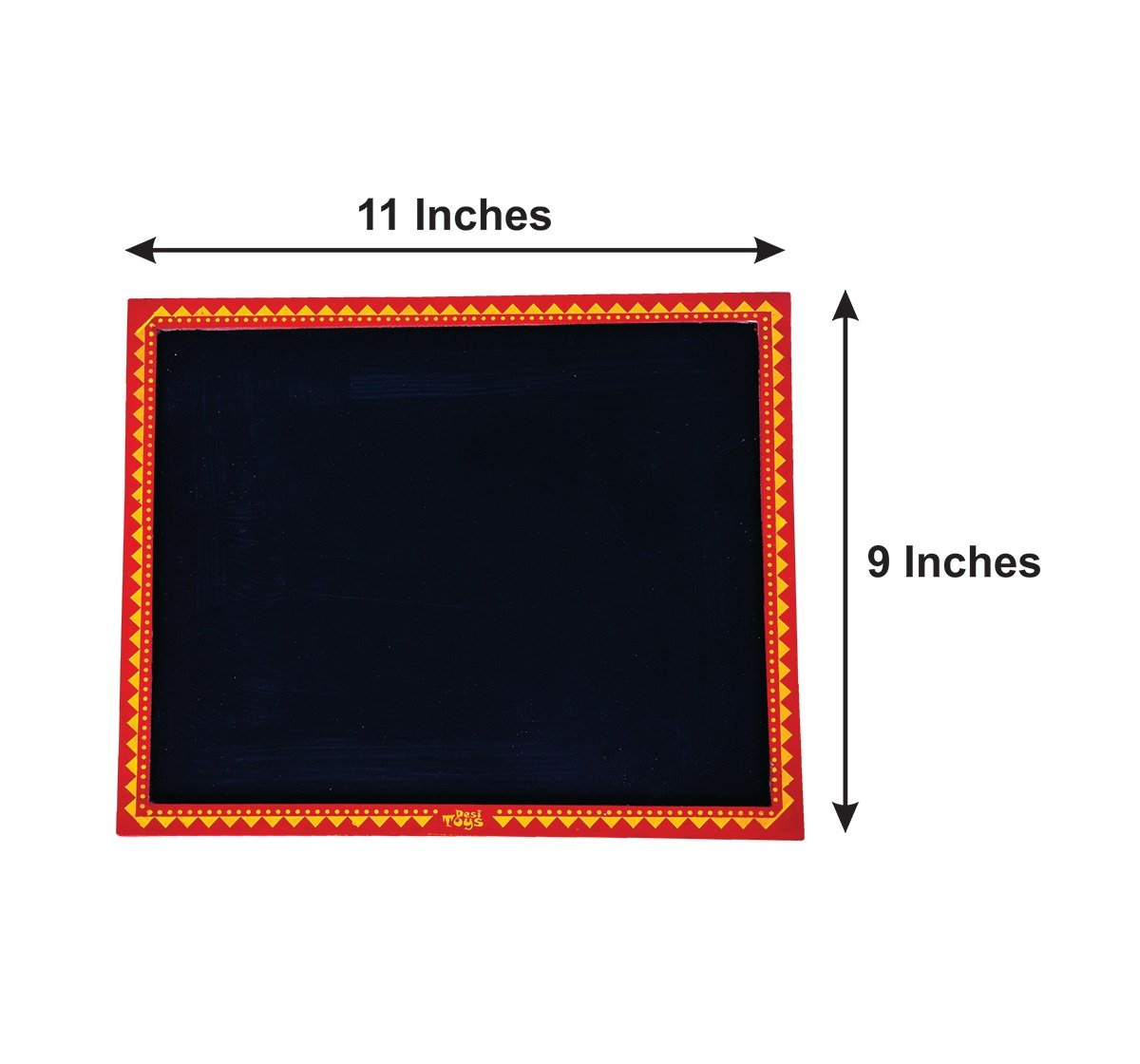 Desi Toys Wooden Slate for Kids age 3Y+ - 1.2 Cm (Red)