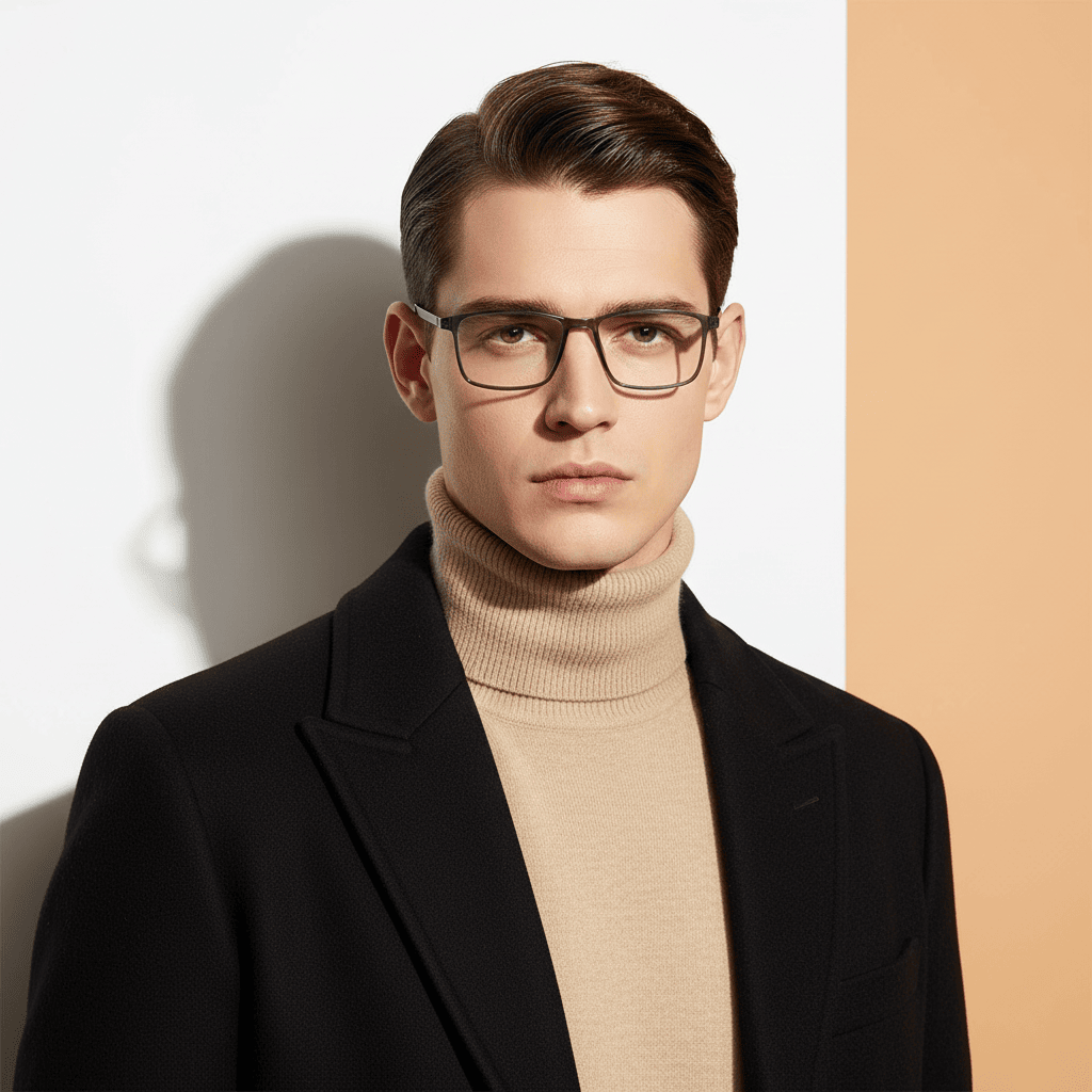 Metallic Rectangle Frame for Men ELITE