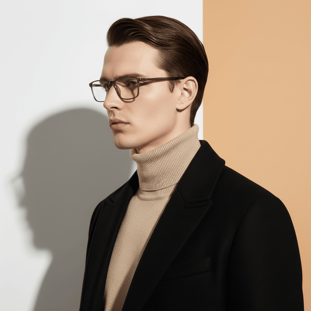 Metallic Rectangle Frame for Men ELITE