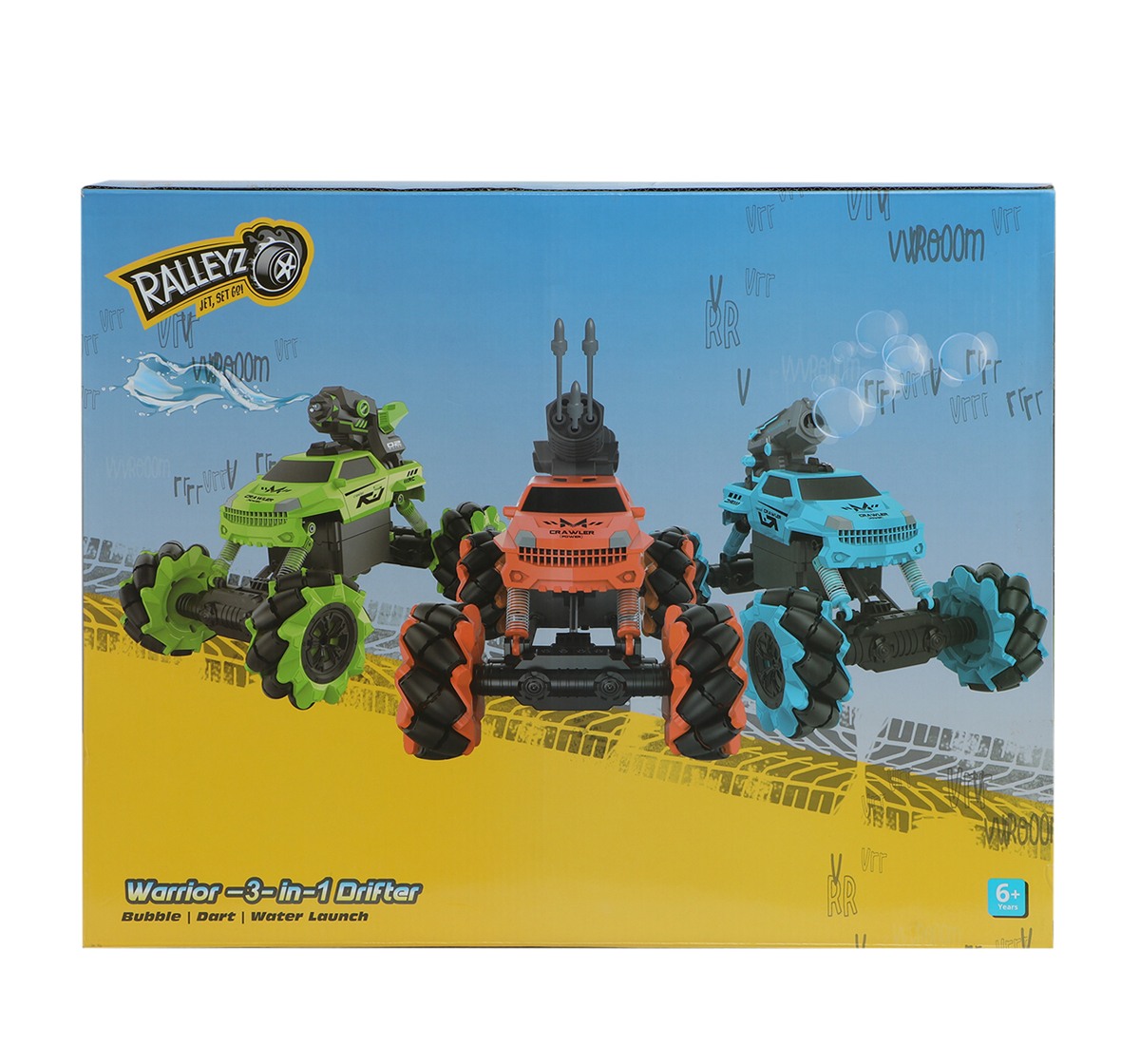 Sirius Toys 3 In 1 Crawling off roader Remote Control Multicolour 3Y+