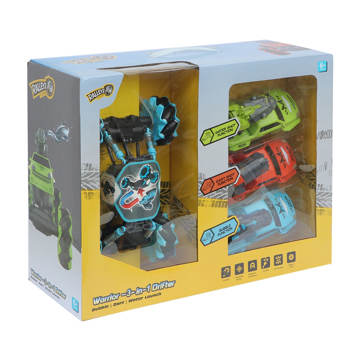 Sirius Toys 3 In 1 Crawling off roader Remote Control Multicolour 3Y+