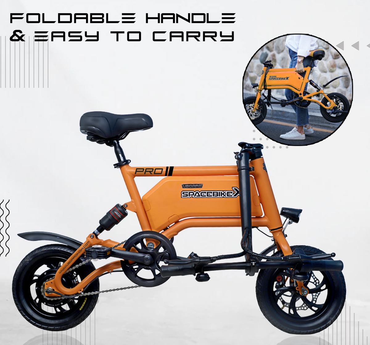 Uboard E Space Bike EV, Assorted14+