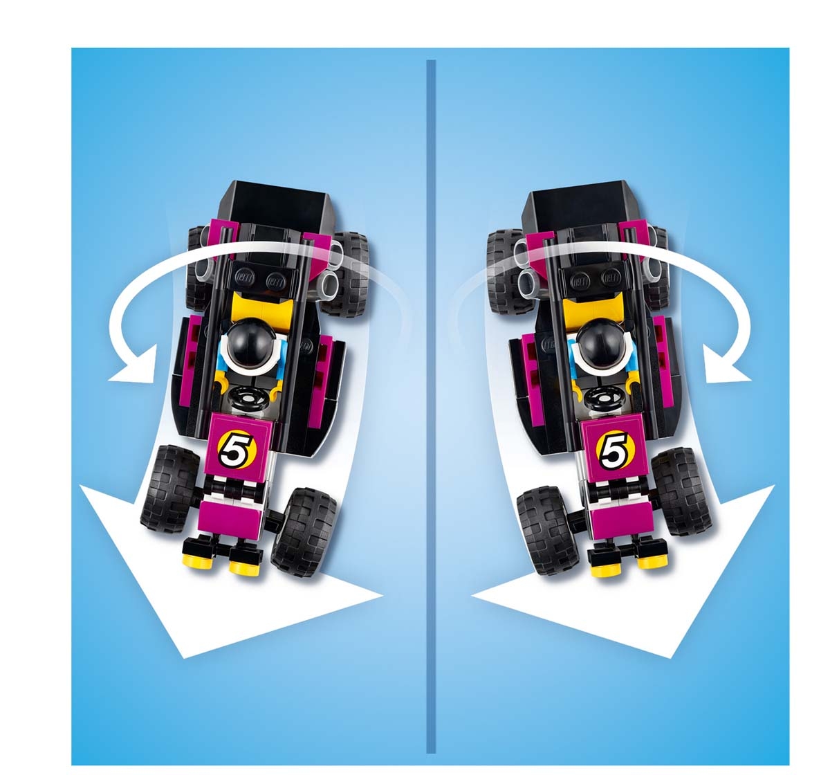 LEGO | Lego Race Buggy Transporter Lego Blocks for Kids Age 5Y+ 3