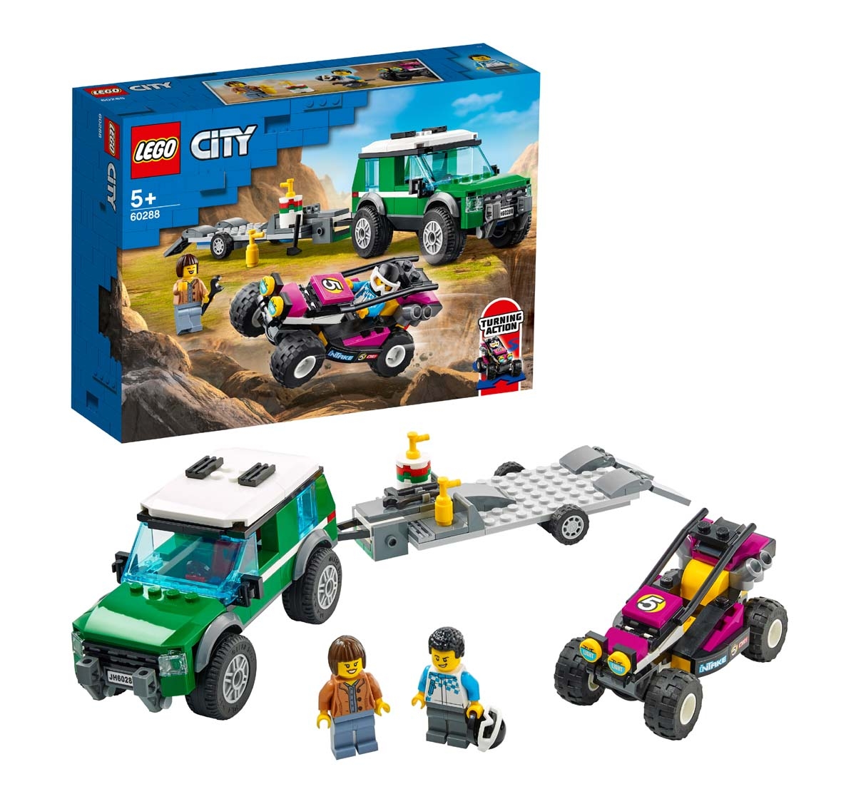 LEGO | Lego Race Buggy Transporter Lego Blocks for Kids Age 5Y+ 0