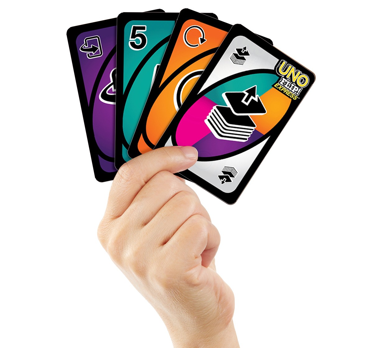 Mattel Games UNO Flip Express, Unisex, 7Y+ (Multicolor)