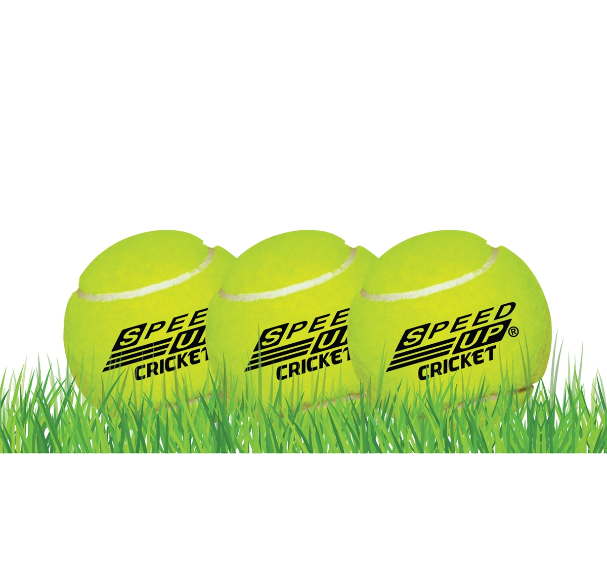 Speed Up | Speed Up Cricket Tennis Ball Pack of 3  for Kids age 10Y+ 2