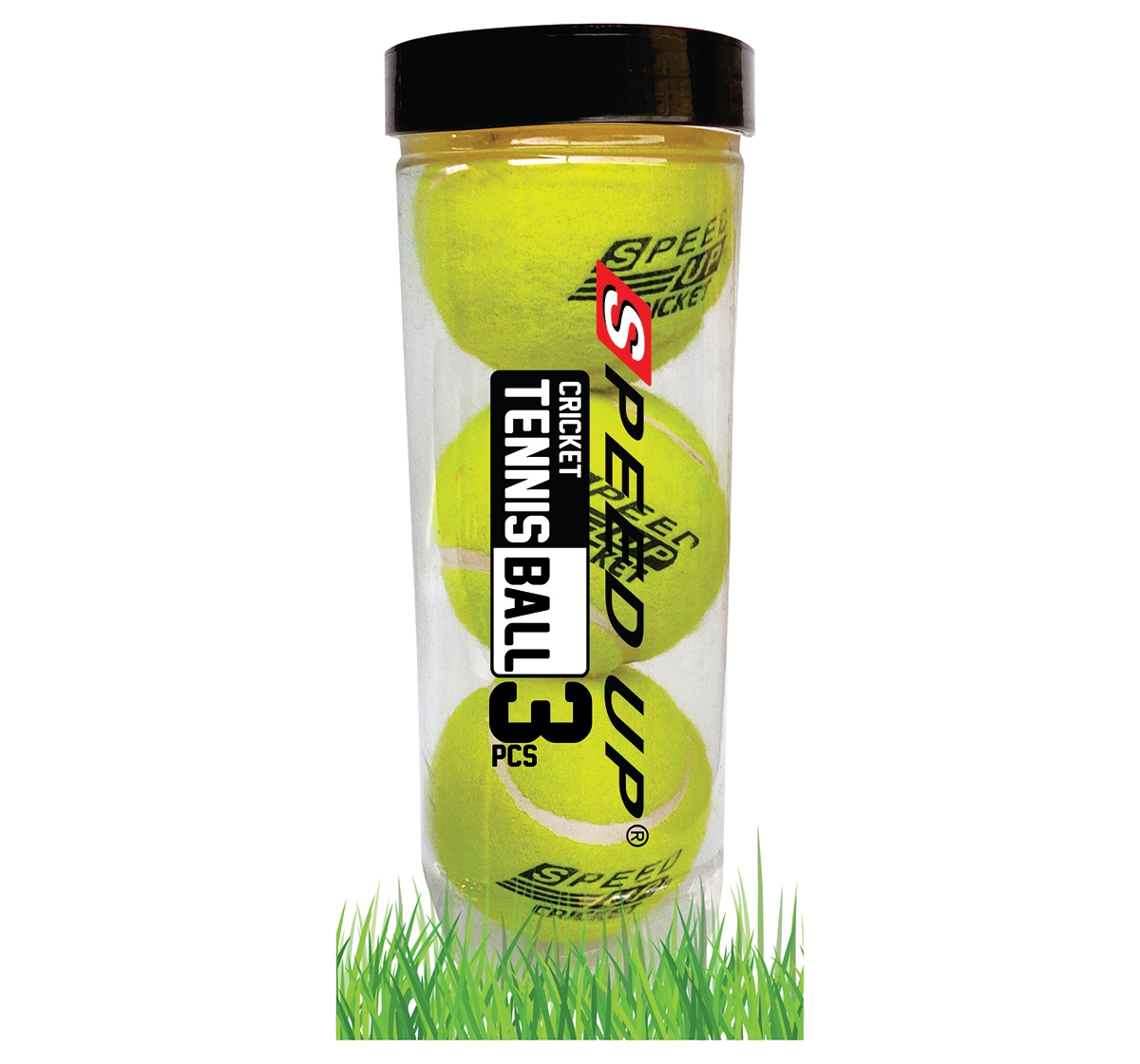 Speed Up | Speed Up Cricket Tennis Ball Pack of 3  for Kids age 10Y+ 3