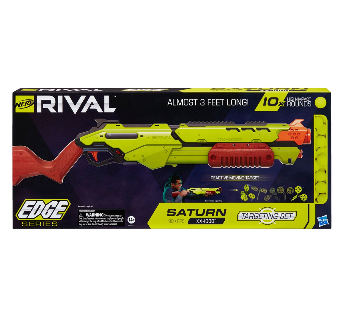 NERF Rival Saturn XX-1000 Edge Series Targeting Set Multicolor, 14Y+