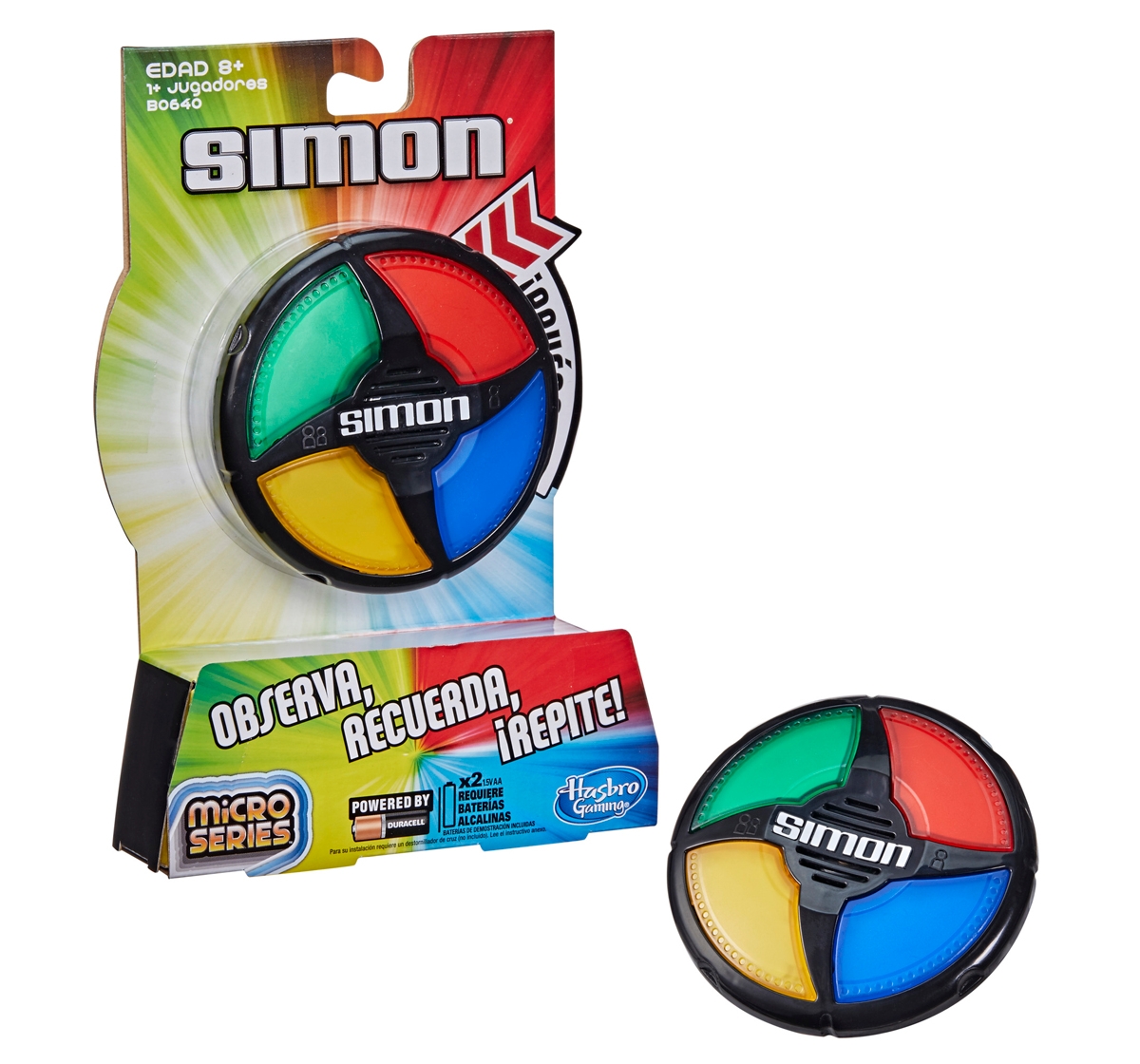 Hasbro Gaming | Hasbro Simon Micro Series Game Multicolor 8Y+ 2